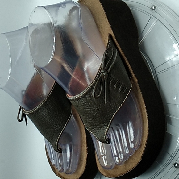 Vintage 1990s Y2K chunky square toe shoes 6M - Picture 2 of 10